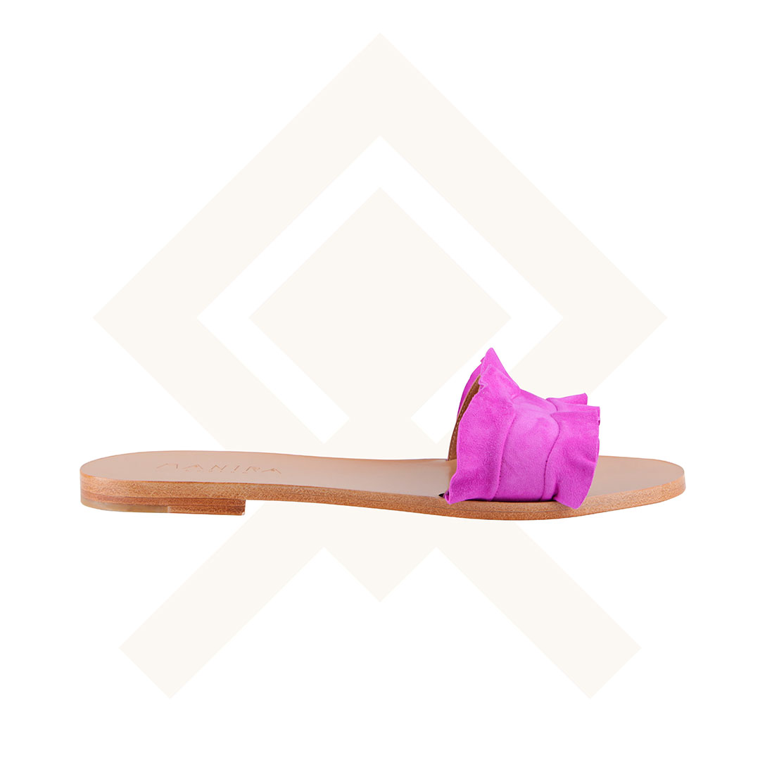 Happy Girl Slides Fuschia